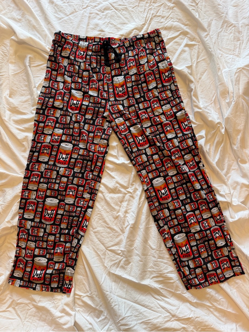 Duff Beer Print Pajama Pants - NWOT